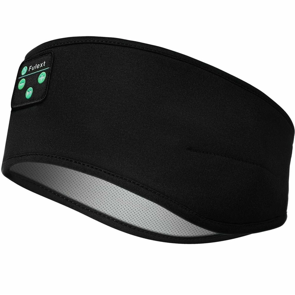 NEW Bluetooth Music Headband with Microphone Black Purple - Running Workout Gym